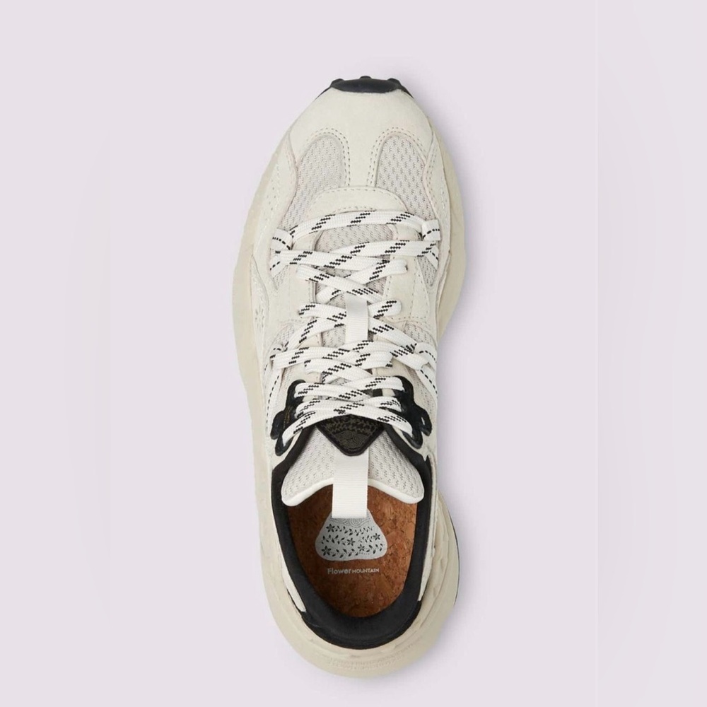 NWT Flower Mountain TIGER HILL UNI Suede and technical fabric sneakers - Beige - Picture 4 of 15